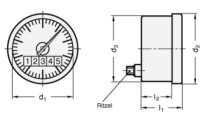 Stellungsanzeiger GN 000.13 Skizze