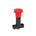 Rastbolzen mit rotem Knopf GN 817.1 thumbnail