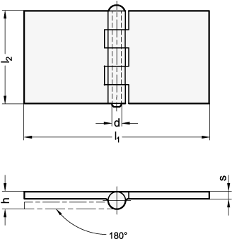 Scharniere GN 1366 Skizze