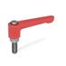 Flache verstellbare Klemmhebel GN 302.1 thumbnail