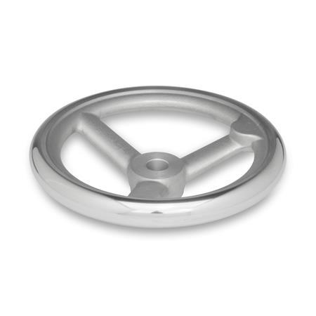 Handwheels rim polished DIN 950