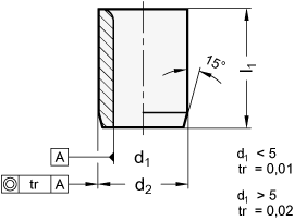 Guide Bushings DIN 179 sketch