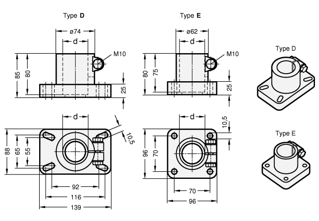 Base Plate Connector Clamps GN 86 sketch