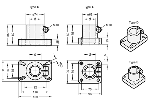 Base Plate Connector Clamps GN 86 sketch