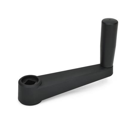 Cranked Handles with square GN 570.1