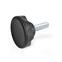 Star Knobs with Threaded Stud threaded stud steel  zinc plated GN 636.4 thumbnail