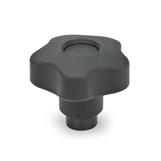 Safety Star Knobs bushing steel  blackened  Stainless Steel GN 5337.3 thumbnail