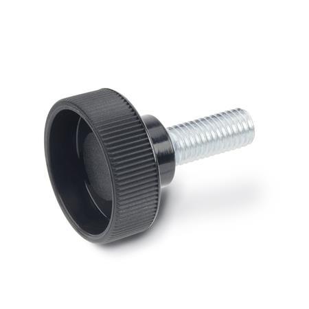 Knurled Screws Plastic GN 421