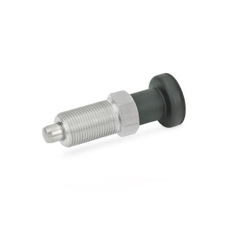 Indexing Plungers knob plastic GN 617