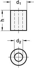 Buchsen GN 910.8 Skizze