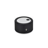 Control Knobs aluminium  black anodized GN 726 thumbnail