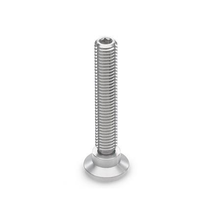 Stainless Steel Ball Jointed Leveling Feet GN 638
