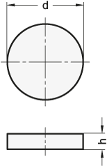 Rohmagnete GN 55.2 Skizze