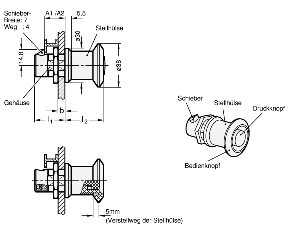 Schnappverschluesse GN 315 Skizze