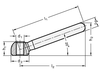 Spannmuttern GN 99.5 Skizze