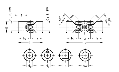 DIN 808 sketch