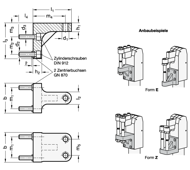 Gegenhalter GN 867.1 Skizze