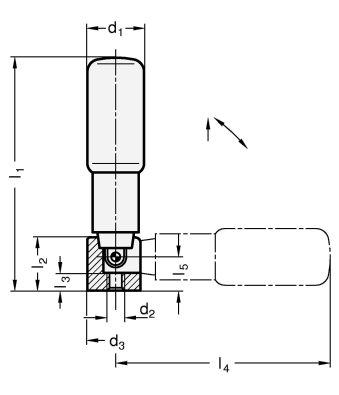 Umleggriffe GN 798.3 Skizze