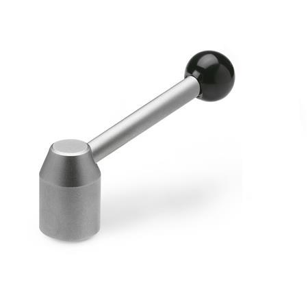 Stainless Steel Tension Levers matt shot blasted GN 212