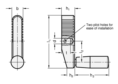 Control Handles plastic coated GN 112.1 sketch
