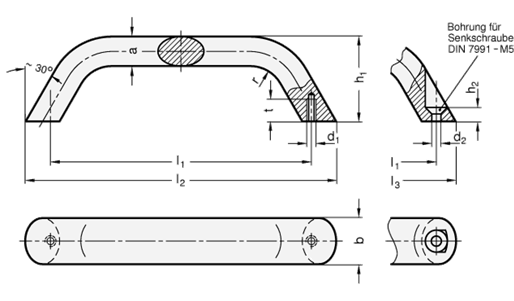 Buegelgriffe GN 565.3 Skizze