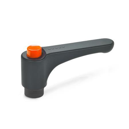 Flat Adjustable Hand Levers GN 600