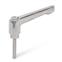 Adjustable Stainless Steel Hand Levers with threaded stud GN 300.6 thumbnail