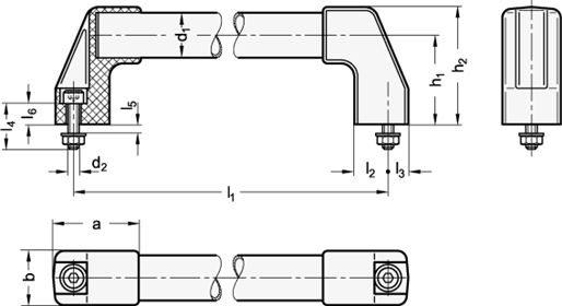 Buegelgriffe GN 667 Skizze