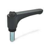 Flat Adjustable Hand Levers GN 600 thumbnail