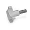 Hand Knobs  threaded stud Stainless Steel GN 6335.5 thumbnail
