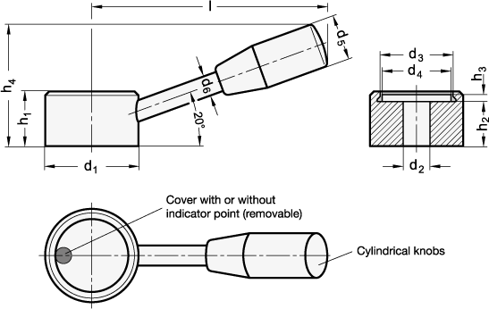 Control Levers GN 750 sketch