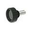 Knurled Screws threaded stud steel  zinc plated GN 591 thumbnail