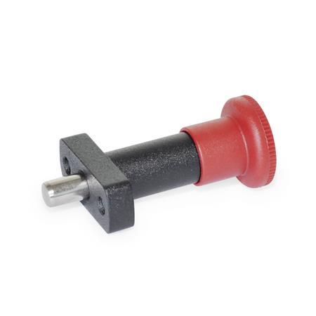 Indexing Plungers with Red Knob GN 817.1