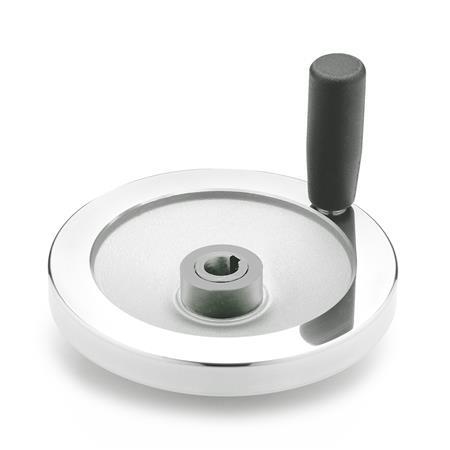 Safety Handwheels aluminum  rim polished GN 321.5