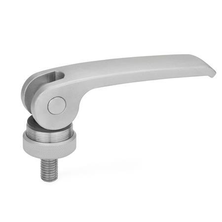 Stainless Steel Clamping Levers with Eccentrical Cam Lever Stainless Steel GN 927.5