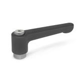 Flat Adjustable Hand Levers GN 302.1 thumbnail