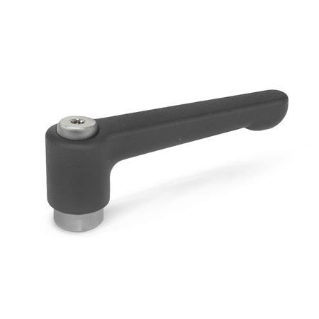 Flat Adjustable Hand Levers GN 302.1