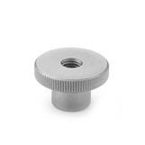 Stainless Steel Knurled Nuts matt shot blasted DIN 466 thumbnail