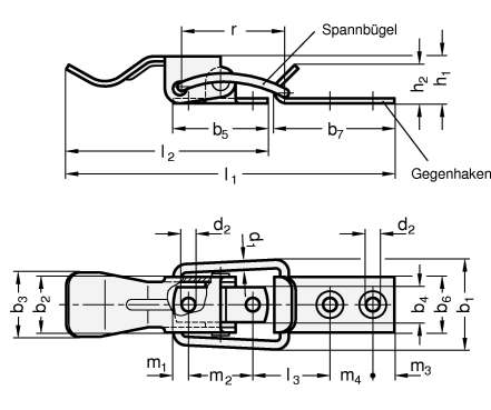 Spannverschluesse GN 832.1 Skizze