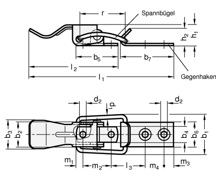 Spannverschluesse GN 832.1 Skizze