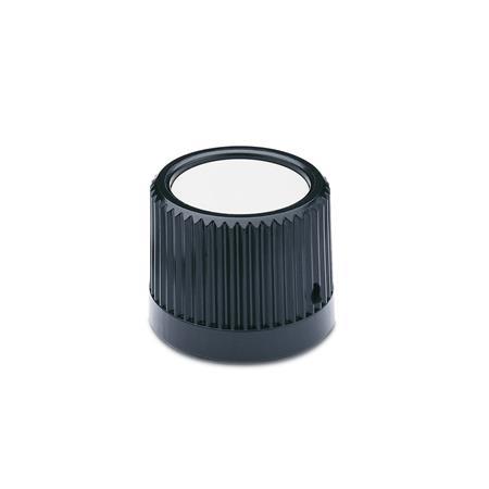Control Knobs bushing steel  blackened GN 526