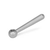 Stainless Steel Clamping Levers matte shot blasted DIN 99 thumbnail