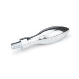 Fixed Handles Steel  zinc plated  plastic DIN 39 thumbnail