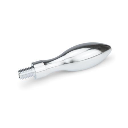 Fixed Handles Steel  zinc plated  plastic DIN 39