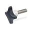 Hand Knobs  threaded stud Stainless Steel GN 6335.5 thumbnail