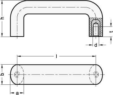 Buegelgriffe GN 625 Skizze