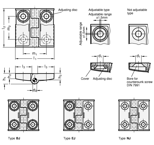 Hinges GN 238 sketch