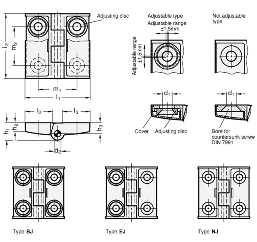 Hinges GN 238 sketch