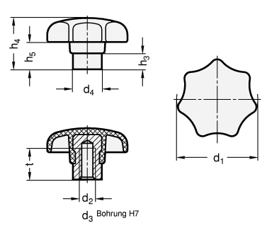 Sterngriffe GN 6336.2 Skizze