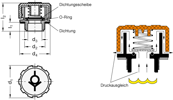 Entlueftungsschrauben GN 552.1 Skizze